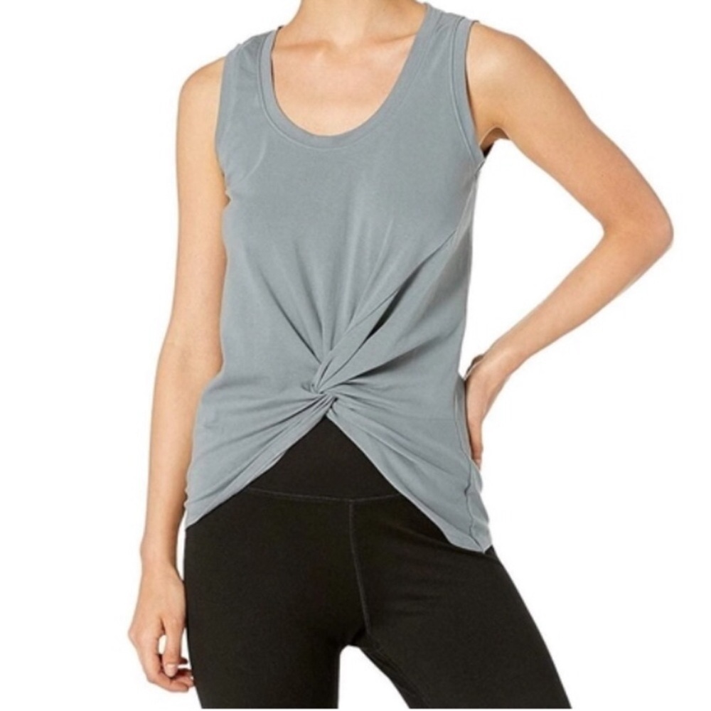 3/$15 *New* Niyama Sol tie tank cement dark gray tie tank top size Large
